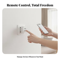 Mini Smart Socket Small Design Mini Smart Plug Voice Activated Plug Easy Setup Distance Control Outlet No Hub Required for Home