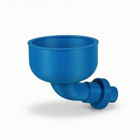 RV Water Inlet Funnel Curved-Spout RV Water Tank Funnel Easy-Connect Wide-Mouth for Campers, Travel Trailers, Campgrounds
