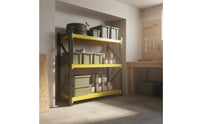 Sturdy Duty Storage Shelf Easy Assembly Multi-Tier Metal Rack for Stockroom