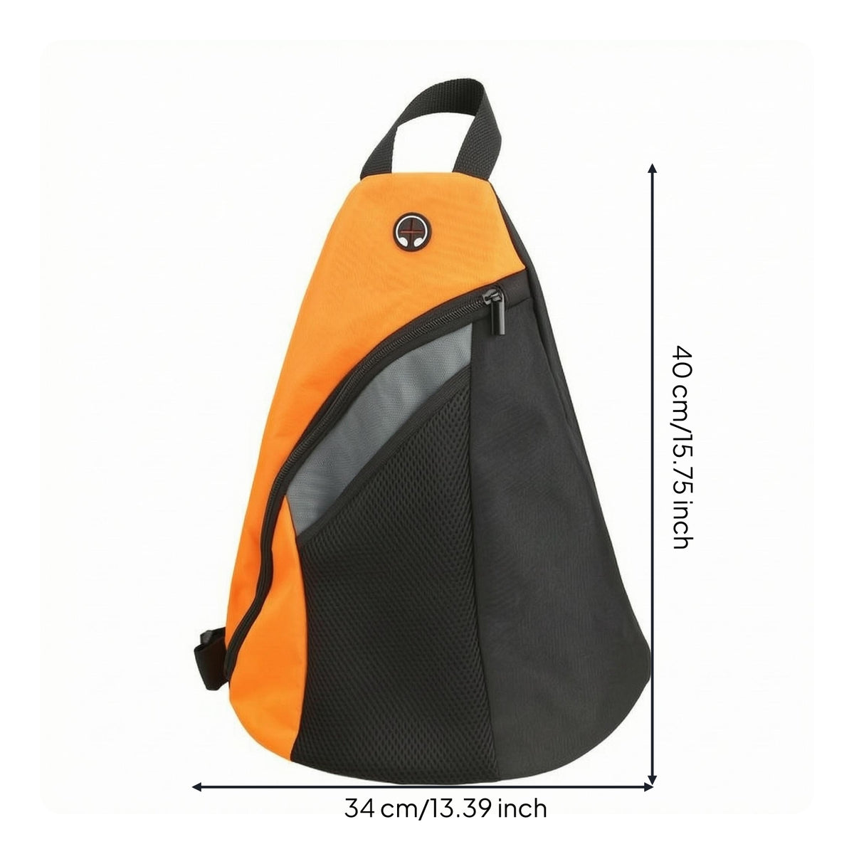 600D Oxford Material Pickleball Shoulder Bag Adjustable Strap Pickleball Bag Color-Blocked
