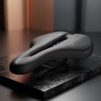 Cutout Bike Saddle Textured Cycle Seat Raised Rear