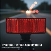 Cycle Wheel Spoke Reflectors High Visibility Bike Wheel Reflector Highly Reflective Cycle Reflector for Night Riders, Adults, Low Light Conditions