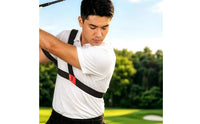 Adjustable Golf Swing Correction Strap Elastic Golf Training Strap with Buckles Lightweight Long-Lasting for Home Practice