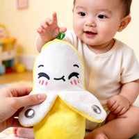 Banana Stuffed Toy with Touch Pads Soft Musical Stuffed Toy Toy Sensory