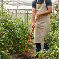 Replacement Handle Thickened Metal Handle Round Shaft for Farmers, Gardeners, Farm