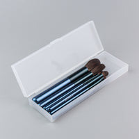 Portable Dustproof Makeup Brush Holder with Lid for Travel and Desktop Organization