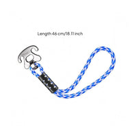 Stainless Steel Boat Tow Rope Metal Hook Braided Tow Rope Guard Sleeve Watersports Gear Looped