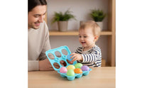 6 Pieces Shape Matching Eggs Early Education Educational Ovoid Game Color Sorting Ovoid Set Interactive Learning Great Easter