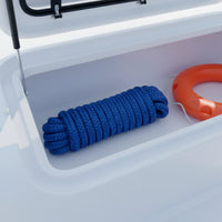 Braided Boat Rope with Looped Ends High Strength Mooring Line with Loop Long-Lasting Dock Line with Loop Abrasion Resistant for Sailors