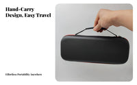 Portable EVA Audio Transmitter Case Carrying Case Shockproof Audio Transmitter Case Storage Case Sturdy Design for Singers, Public Speakers
