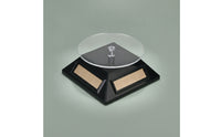 Display Stand with Solar Panels 360 Degree Solar Display Turntable Clear Top Compact for Jewelers, Jewelry Store, Retail Window