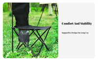 Foldable Design Portable Sketching Stool Folding Camping Chair small-sized Size Camp Seat Easy Storage for Art Students, Fishermen, al fresco dinings, Outdoors, Fishing, Hiking