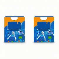 2 Pieces Underwater Search Game Portable Seek and Find Game Set with Mesh Bag Pool Toy Set with Mesh Bag Compact Tear-Resistant
