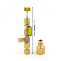 Valve Core Removal Tool Compact Connector Core Remover Installer Tool Heavy Duty for Refrigeration Service