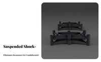 Speaker Dampening Stand Vibration Absorbing Desktop Speaker Stand Non-Slip Design Studio Speaker Shock Absorption Mount for Music Producers
