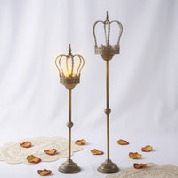 Candle Holder with Crown Top