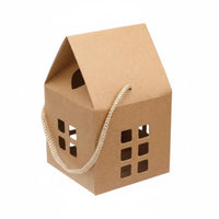 House Shaped Gift Box DIY Party Supply for Christmas, Bakery
