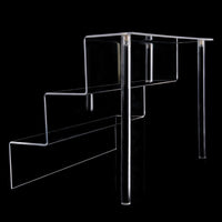 Multi-layer Acrylic Display Stand for Cosmetics, Jewelry, and Merchandise