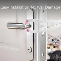 Cat Door Guard Adjustable Gap for Bedroom