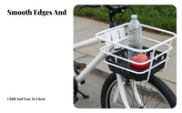 Easy Installation Kids Bike Basket Sturdy Construction Children's Front Cycle Basket Tear-Resistant for Boys, Cycling, Outdoor, Commuting