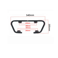 Motorcycle Guard Bar Cylindrical Metal Safeguarding Guard Bar Frame Slider Bolt-on Bumper Block Coated Finish
