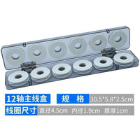 Fishing Line Spool Storage Box with Foam Spools