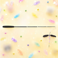 Feline Teaser Rod Telescopic Feline Teaser Rod with Teaser Retractable for Cats, Kittens