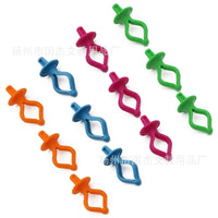 48-Piece Silicone Bobbin Clips and Bobbin Holders Set for Sewing Machine Thread Spool Organization