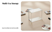 Transparent Display Box Thick Acrylic Protective Storage for Game Cards