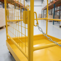 Forklift Cage Wire-Mesh Forklift Personnel Workstation Locking Pin Industrial Gear for Warehouse