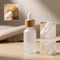 Amber Glass Dropper Bottles for Cosmetics and Essential Oils - 5ml, 15ml, 30ml, 50ml