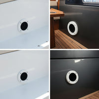 Boat Scupper Drain with Flapper Corrosion-Resistant Boat Scupper Drain with Ball Self-Bailing Valve Leak-Proof for Yachts, Boats