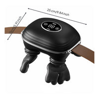 Portable & Lightweight Hands-Unrestricted Neck and Shoulder Massager Ergonomic Design Bionic Hand Neck Massager Rechargeable Adjustable Intensity for Office Workers, Travel, Home