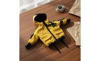 6 Inch Figure Hooded Jacket and Pants 1/12 Scale Figure Clothes Material 1/12 Scale Techwear Set for Hobbyists, Toy Photography