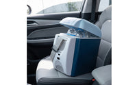 Mini Car Refrigerator 12V Car Fridge with Carrying Strap Thermoelectric Cooler Compact Electric Cooler Portable for Commuters