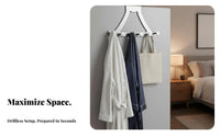 Over-the-Door storage areaSaving Hanging Organizer Easy Assembly for Laundry Room
