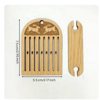 Backstrap Loom Handheld Weaving Loom Kit Weaving Kit with Shuttle Versatile Long-Lasting for Crafters, Home DIY, Travel