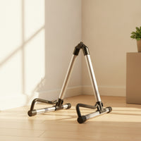 Triangular Guitar Stand Stable Guitar Stand with Padded Arms Space Saving for Artists, Home Rehearsal Stage