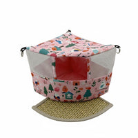 Cooling Design Summer Bird House Provides Security Hanging Bird Tent Easy to Hang Pet Supply Double Use for Cockatiels