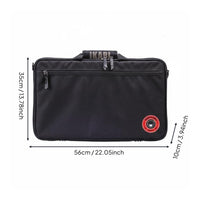 Portable DJ Equipment Bag Large Capacity Padded DJ Controller Bag Zipper for DJs