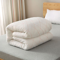 Student Dormitory Quilted Mattress Topper, Single/Double Bed Fiber Duvet, Various Sizes and Weights