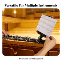 Adjustable Clarinet Marching Lyre Stable and Secure Clarinet Lyre Lightweight for Outdoor Performances, Parades