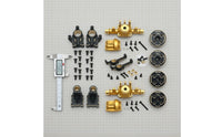 Axle Housing Kit Complete RC Car Parts with Screws Compatible RC Screws Kit for Hobbyists