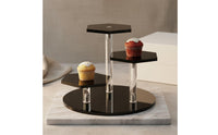 Transparent Acrylic Display Stand Clear Tiered Display Stand Multi Purpose Acrylic Riser Stacked for Shelf, Room Decor, Desk