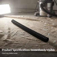 Surface Sander Vacuum Pipe Flexible Design Power Tool Accessory sturdyDuty Construction for DIYers, Professionals, Worklocation
