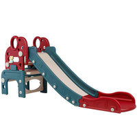 Kids' Elephant Slide and Chair Set with Story Machine, Thickened and Extended Indoor Playground Toy