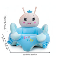 Baby Learning Seat Soft Baby Sitting Chair Infant Support Chair Comfortable Infant Floor Seat Cozy for Babies, Nursery, Playroom
