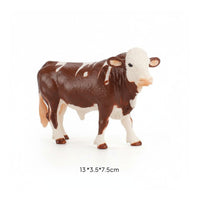 Long-Lasting Realistic Cow Figurine Imaginative Play Realistic Cow Figurine Set Educational for Collectors