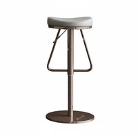rotating Function Adjustable Backless Stool Integrated Footrest Adjustable Backless pubtool Stable Widened Base Bar Chair Modern design for Adults, Homeowners, Counter, Kitchen, Dining Room, Office