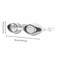 Crystal-Clear Lens Adult Swimming Goggles Fashion Design Waterproof Swim Goggles Comfortable Fit Water Sports Gear for Men and Women, Adults, Diving